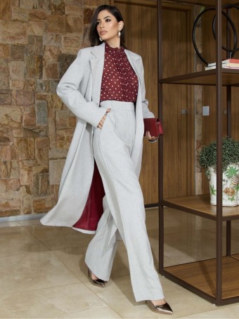 CASACO TRENCH COAT ALFAIATARIA