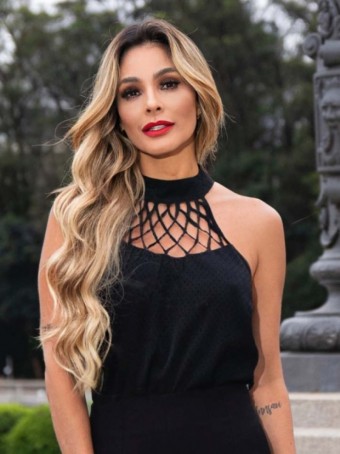 BLUSA  LUZIA FAZZOLLI CHIFFON TRANÇADA 