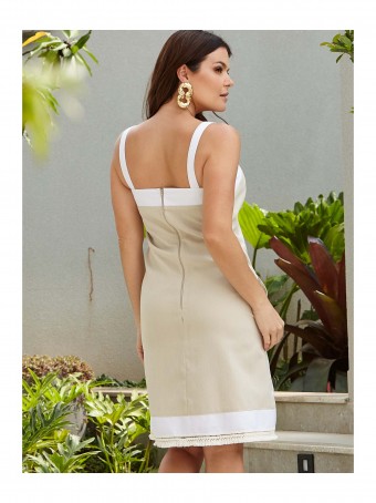 VESTIDO LINHO BORDADO LUZIA FAZZOLLI