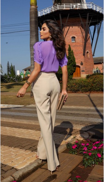 CALÇA LUZIA FAZZOLLI CREPE VIVADA
