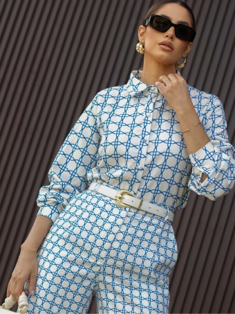 CONJUNTO CREPE ESTAMPADO LUZIA FAZZOLLI